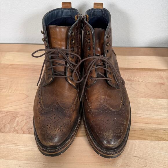 Johnston & Murphy XC Flex Brown Leather Wingtip Boots Men’s Size 9 main image 7